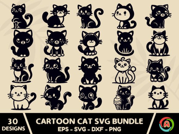 Cartoon Cat Svg Bundle Review