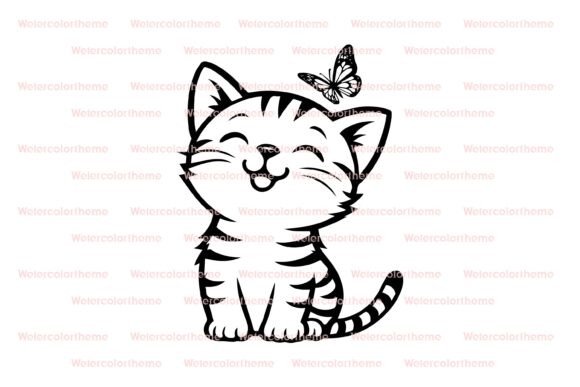 Cat Svg, Cute Cat Svg, Kitty Svg