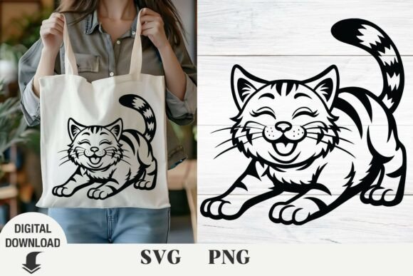 Cute Cat Svg, Cat Svg, Flower Svg