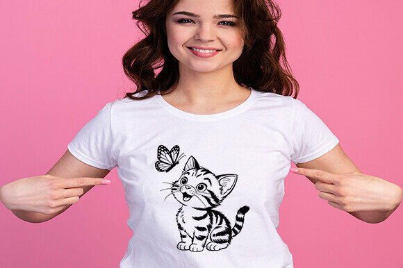 Cute Cat SVG Curious Kitten ClipartCat S