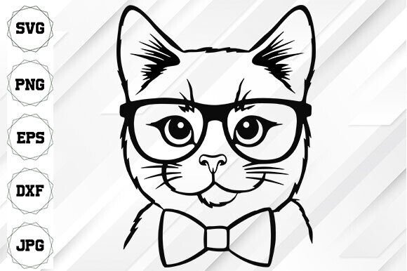 Cute Cat Svg, Kitten Svg