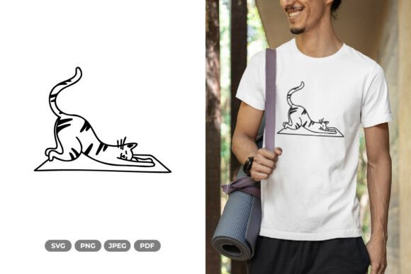 Cute Yoga Cat SVG Clipart Review
