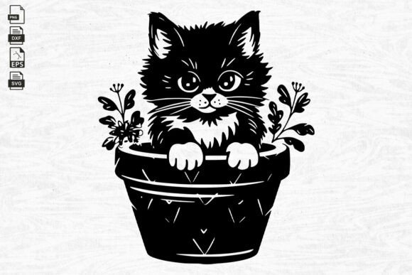 Flower Pot Kitten SVG: A Designer’s Real-World Embroidery Review