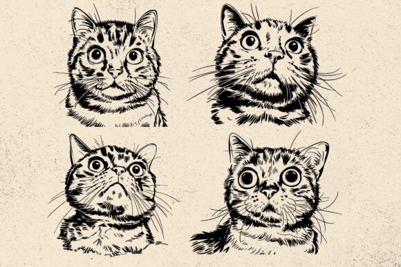 Funny Judgemental Cat Clipart