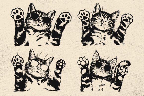 Kitten SVG Files for Cricut, Cute Tabby