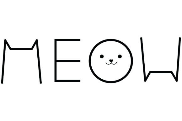 Meow Svg, Cat Svg, Meow Cat Svg