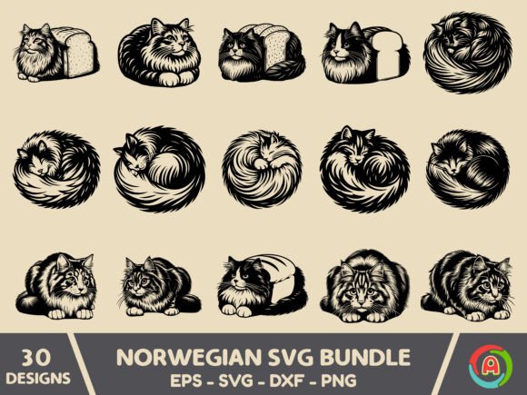 Norwegian Cat Svg Bundle Review
