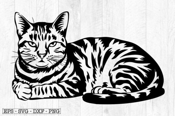Tabby Cat SVG Files for Cricut